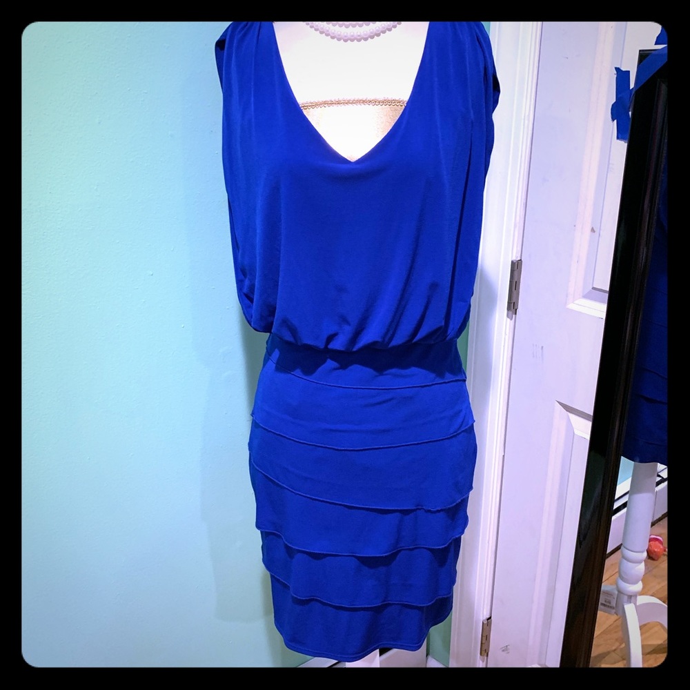 Royal blue cache dress